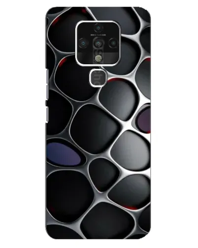 Чохол для TECNO Camon 16 з картинкою «Об'ємна темна решітка» Чохол для TECNO Camon 16 з картинкою «Об'ємна темна решітка»