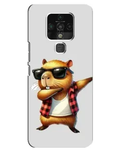 Чохол для TECNO Camon 16 з картинкою «Капібара репер даб»