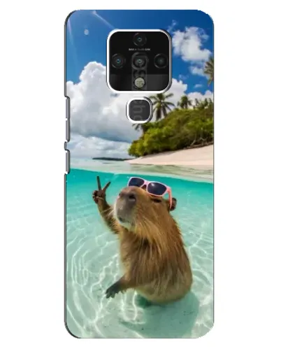 Чохол для TECNO Camon 16 з картинкою «Капібара на морі» Чохол для TECNO Camon 16 з картинкою «Капібара на морі»