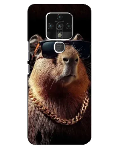 Чохол для TECNO Camon 16 з картинкою «Капібара золотий ланцюг» Чохол для TECNO Camon 16 з картинкою «Капібара золотий ланцюг»