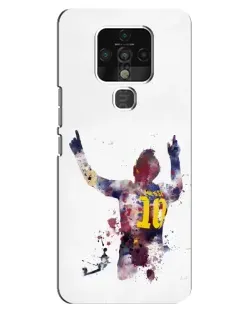 Чохол для TECNO Camon 16 з картинкою «Акварельний Мессі Барселона»