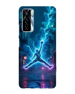 Чехол для TECNO Camon 17 Pro с картинкой «Jordan Gold Jumpman» Чехол для TECNO Camon 17 Pro с картинкой «Jordan Gold Jumpman»