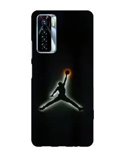Чехол для TECNO Camon 17 Pro с картинкой «Jordan Gradient Logo» Чехол для TECNO Camon 17 Pro с картинкой «Jordan Gradient Logo»