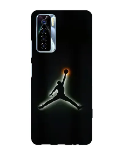 Чехол для TECNO Camon 17 Pro с картинкой «Jordan Gradient Logo»