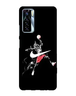 Чехол для TECNO Camon 17 Pro с картинкой «Jordan Jumpman» Чехол для TECNO Camon 17 Pro с картинкой «Jordan Jumpman»