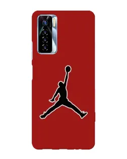 Чехол для TECNO Camon 17 Pro с картинкой «Jordan Red Back» Чехол для TECNO Camon 17 Pro с картинкой «Jordan Red Back»