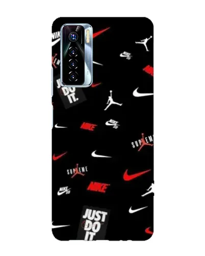 Чехол для TECNO Camon 17 Pro с картинкой «Nike Mix Pattern»