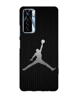 Чехол для TECNO Camon 17 Pro с картинкой «Jordan Dark Carbon» Чехол для TECNO Camon 17 Pro с картинкой «Jordan Dark Carbon»