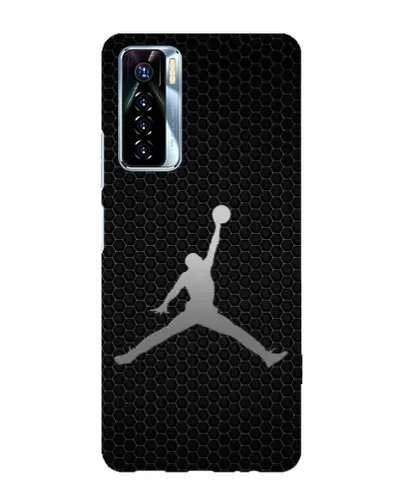 Чехол для TECNO Camon 17 Pro с картинкой «Jordan Dark Carbon»