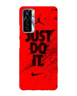 Чехол для TECNO Camon 17 Pro с картинкой «Nike Just Do It» Чехол для TECNO Camon 17 Pro с картинкой «Nike Just Do It»