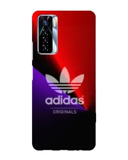 Чехол для TECNO Camon 17 Pro с картинкой «Adidas Red Neon»