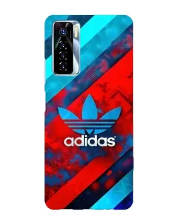 Чехол для TECNO Camon 17 Pro с картинкой «Абстракция Adidas»