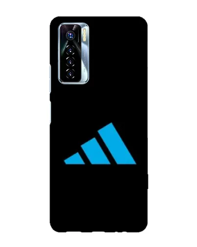 Чехол для TECNO Camon 17 Pro с картинкой «Adidas Cyan Logo»