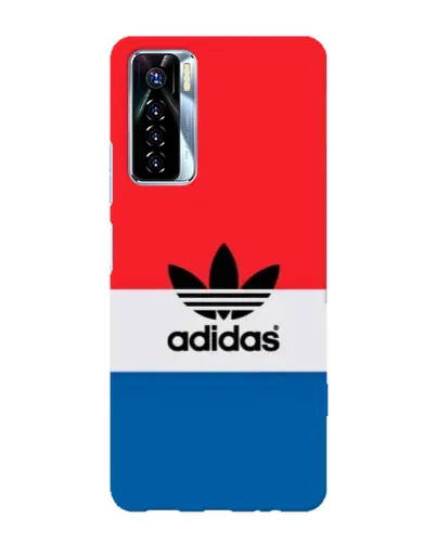Чехол для TECNO Camon 17 Pro с картинкой «Ретро блоки Adidas»