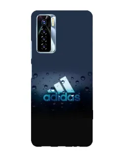 Чехол для TECNO Camon 17 Pro с картинкой «Adidas Water Drops»