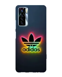 Чехол для TECNO Camon 17 Pro с картинкой «Неоновый Adidas»