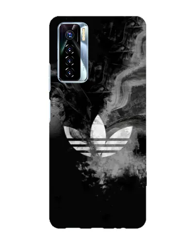 Чехол для TECNO Camon 17 Pro с картинкой «Абстрактный дым Adidas»