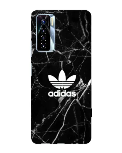 Чехол для TECNO Camon 17 Pro с картинкой «Белый мрамор Adidas»
