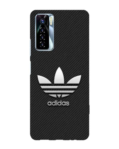 Чехол для TECNO Camon 17 Pro с картинкой «Adidas Карбоновая текстура»