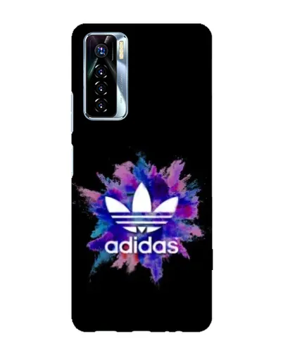 Чехол для TECNO Camon 17 Pro с картинкой «Взрыв красок Adidas»