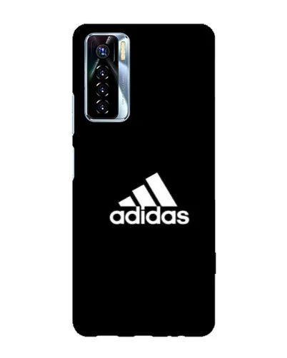 Чехол для TECNO Camon 17 Pro с картинкой «Черная классика Adidas»
