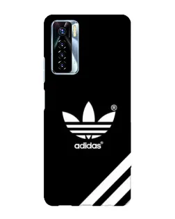 Чехол для TECNO Camon 17 Pro с картинкой «Adidas с диагональными полосами»