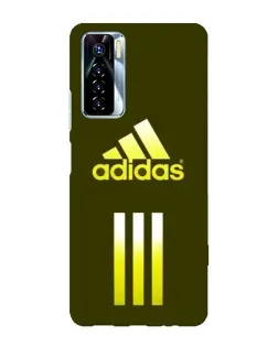 Чехол для TECNO Camon 17 Pro с картинкой «Оливковый градиент Adidas»