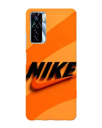 Чехол для TECNO Camon 17 Pro с картинкой «Оранжевый драйв Nike»