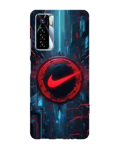 Чехол для TECNO Camon 17 Pro с картинкой «Техногенный стиль Nike»