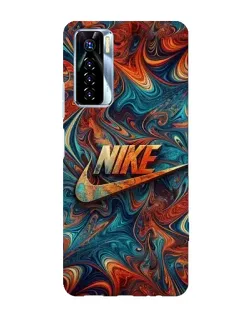 Чехол для TECNO Camon 17 Pro с картинкой «Nike в абстракции»