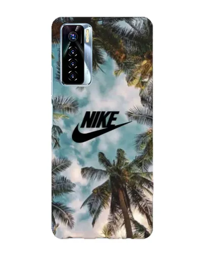 Чехол для TECNO Camon 17 Pro с картинкой «Тропический принт Nike» Чехол для TECNO Camon 17 Pro с картинкой «Тропический принт Nike»