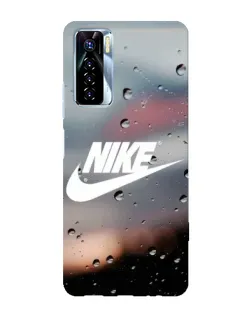 Чехол для TECNO Camon 17 Pro с картинкой «Nike в стиле ретро»