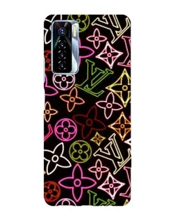 Чехол для TECNO Camon 17 Pro с картинкой «Неоновый микс Nike» Чехол для TECNO Camon 17 Pro с картинкой «Неоновый микс Nike»