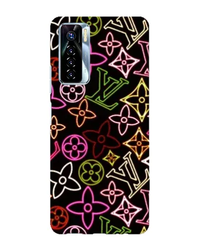 Чехол для TECNO Camon 17 Pro с картинкой «Неоновый микс Nike»