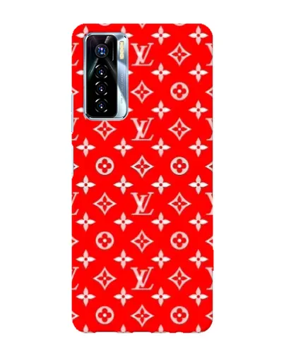 Чехол для TECNO Camon 17 Pro с картинкой «Яркий паттерн LV»