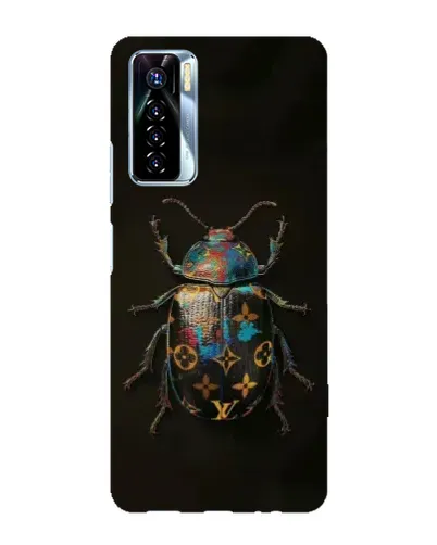 Чехол для TECNO Camon 17 Pro с картинкой «LV — мраморный принт»