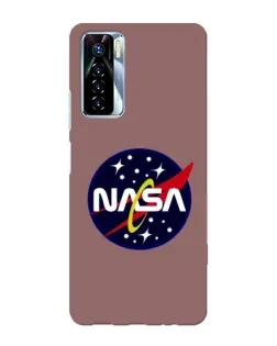 Чехол для TECNO Camon 17 Pro с картинкой «NASA — ретро космос» Чехол для TECNO Camon 17 Pro с картинкой «NASA — ретро космос»