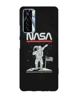 Чехол для TECNO Camon 17 Pro с картинкой «NASA — шагаем по Луне» Чехол для TECNO Camon 17 Pro с картинкой «NASA — шагаем по Луне»