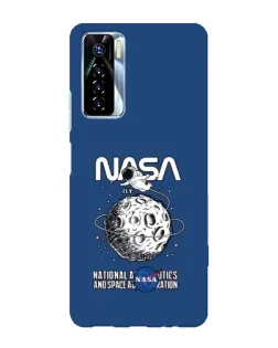 Чехол для TECNO Camon 17 Pro с картинкой «NASA — лунная миссия» Чехол для TECNO Camon 17 Pro с картинкой «NASA — лунная миссия»