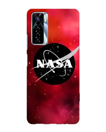 Чехол для TECNO Camon 17 Pro с картинкой «NASA — красная туманность»