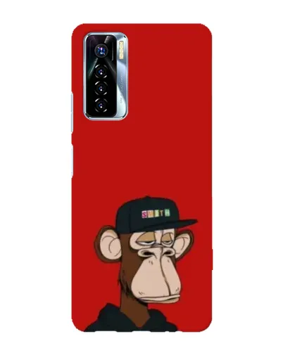 Чохол для TECNO Camon 17 Pro з картинкою «Bored Ape — червоний фон» Чохол для TECNO Camon 17 Pro з картинкою «Bored Ape — червоний фон»