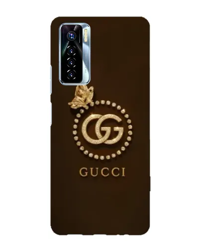 Чехол для TECNO Camon 17 Pro с картинкой «Gucci — золотая бабочка»