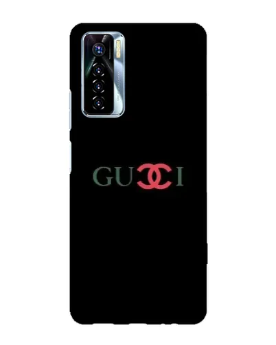 Чехол для TECNO Camon 17 Pro с картинкой «Gucci — красный градиент»