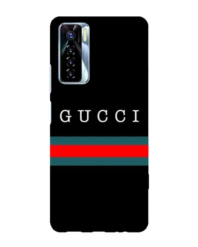 Чехол для TECNO Camon 17 Pro с картинкой «Gucci — красный пояс»