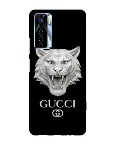 Чехол для TECNO Camon 17 Pro с картинкой «Gucci — серебряный лев» Чехол для TECNO Camon 17 Pro с картинкой «Gucci — серебряный лев»