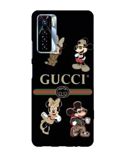 Чехол для TECNO Camon 17 Pro с картинкой «Gucci — герои Disney и монограмма» Чехол для TECNO Camon 17 Pro с картинкой «Gucci — герои Disney и монограмма»