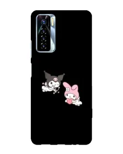 Чехол для TECNO Camon 17 Pro с картинкой «My Melody и Kuromi» Чехол для TECNO Camon 17 Pro с картинкой «My Melody и Kuromi»