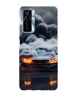 Чохол для TECNO Camon 17 Pro з картинкою «BMW у диму» Чохол для TECNO Camon 17 Pro з картинкою «BMW у диму»