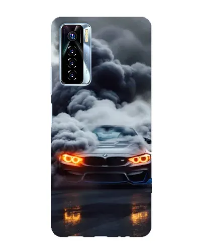 Чохол для TECNO Camon 17 Pro з картинкою «BMW у диму» Чохол для TECNO Camon 17 Pro з картинкою «BMW у диму»
