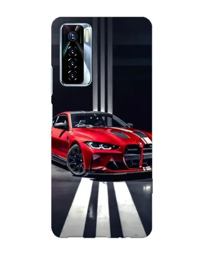 Чохол для TECNO Camon 17 Pro з картинкою «Червона BMW на дорозі» Чохол для TECNO Camon 17 Pro з картинкою «Червона BMW на дорозі»